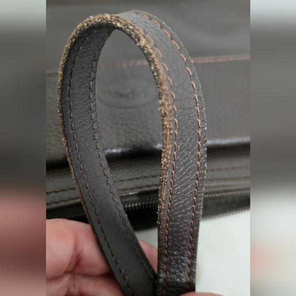 EUC Longchamp Brown Leather Shoulder Bag - Picture 14 of 14